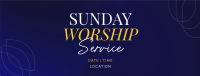 Worship Livestream Facebook Cover Design