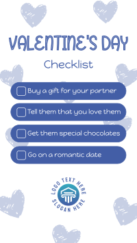 Valentine's Checklist Video Image Preview