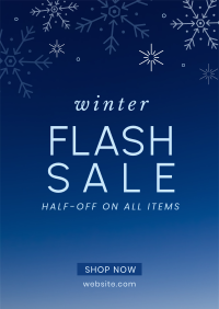 Winter Flash Sale Flyer Image Preview