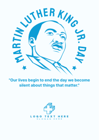 Martin Luther King Jr. Flyer Design