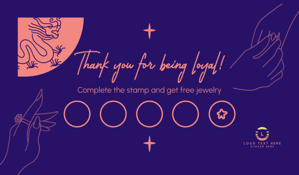 Cosmic Zodiac Jewelry  Business Card Design Image Preview