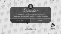 Dental Checkup Reminder Facebook event cover Image Preview