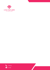 Sharp Edges Letterhead Image Preview