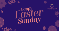 Flowery Easter Facebook Ad Design