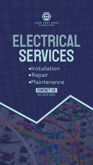 Electrical Service Provider Instagram story Image Preview