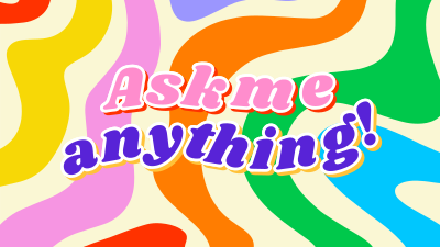 Minimalist Q&A Facebook event cover Image Preview