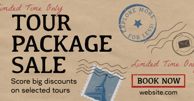 Travel Package Sale Facebook ad Image Preview