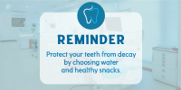 Dental Reminder Twitter Post Design