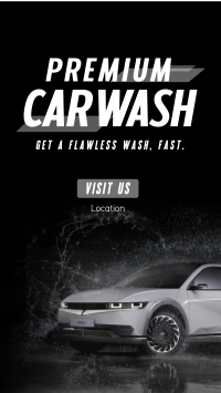 Premium Car Wash Instagram reel Image Preview