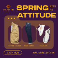 Men Spring Collection Instagram Post Preview