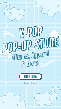 Kpop Pop-Up Store Facebook story Image Preview