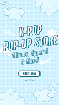 Kpop Pop-Up Store Facebook story Image Preview