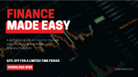 Finance Made Easy Facebook Event Cover Design