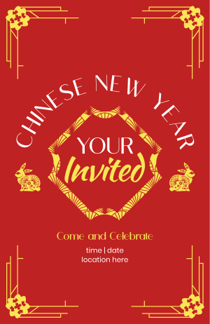 Chinese Year Sale Invitation Image Preview