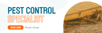 Pest Control Management Twitter Header Design
