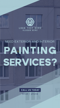 Exterior Painting Services Instagram story Image Preview