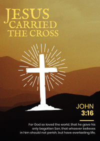 Jesus Cross Poster Image Preview