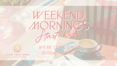 Cafe Opening Hours Facebook event cover Image Preview