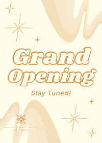 Grand Opening Y2K Poster Image Preview