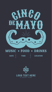 Fiesta Mustache Facebook Story Preview