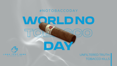 World No Tobacco Day Facebook event cover Image Preview