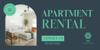 Apartment Rental Minimalist Twitter Post Image Preview