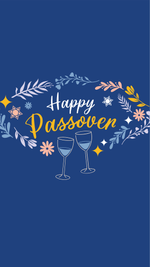 Passover Toast Facebook story Image Preview