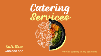 Food Catering Services Facebook Event Cover Design