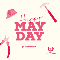 Happy May Day Linkedin Post Image Preview