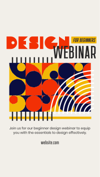 Beginner Design Webinar Facebook Story Design