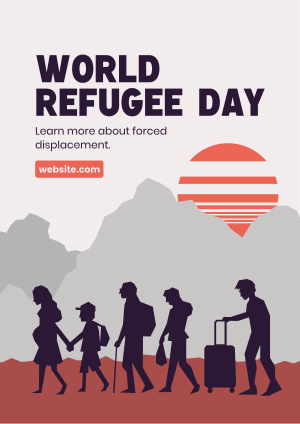 Refugee Day Awareness Flyer Image Preview