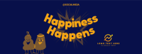 Happiness Unfolds Facebook Cover Design