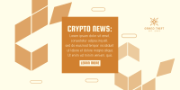 Cryptocurrency Breaking News Twitter Post Design