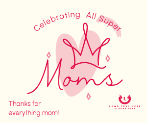 Super Moms Greeting Facebook post Image Preview