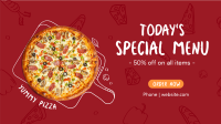 Today's Special Pizza Facebook Event Cover Design