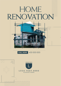 Home Renovation Flyer Design