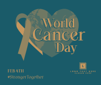 World Cancer Day Heart Facebook Post Design