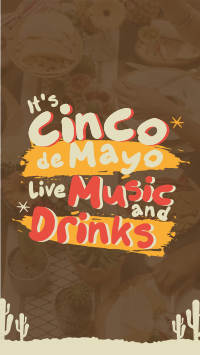 Cinco De Mayo Party Instagram story Image Preview