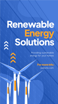 Renewable Energy Solutions Instagram story Image Preview