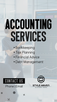 Accounting Services Facebook story Image Preview