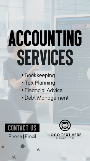 Accounting Services Facebook story Image Preview