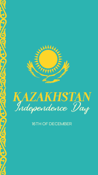 Ornamental Kazakhstan Day Instagram Reel Image Preview