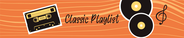Classic Songs Playlist SoundCloud Banner Design Image Preview