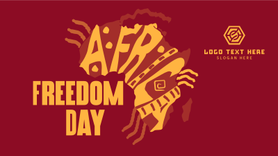 Freedom Africa Map Facebook event cover Image Preview