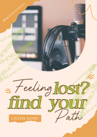 Finding Path Podcast Flyer Design