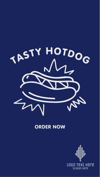 Tasty Hotdog Facebook story