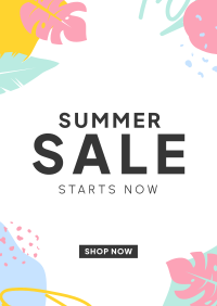 Flashy Summer Sale Poster Image Preview