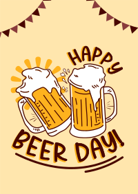 Jolly Beer Day Poster Design