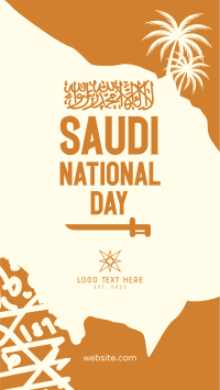 Saudi National Day YouTube short Image Preview