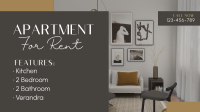 Contemporary Unit For Rent Facebook event cover Image Preview